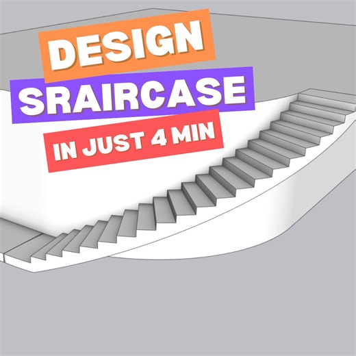 Learn how to create stunning curved staircases in SketchUp with ease. This tutorial will guide you through the step-by-step process of designing and modeling curved staircases that will impress your clients. #SketchUp #curvedstaircases #design #tutorial #architecture #3dmodeling #interiordesign #diy #homeimprovement #architecturestudents #nicetower #nicetoweruk #nicetowers #nice_tower #fypシ #foryouシ | Nice Tower