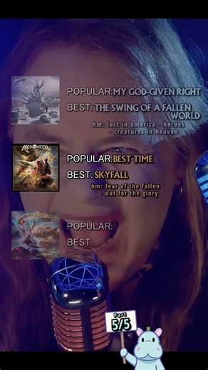 Helloween albums 5/5 POPULAR VS BEST #musica #helloween #germany #spotify #metal