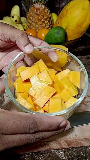 Mango and Banana Dessert (fruit Salad) #fruitsalad #healthyfruitsalad #healthylifestyle #healthyfood