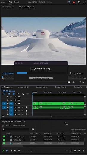 The AI Automatic Video Editor - AI AI, CAPTAIN #AIEditing #GPT5 #VideoEditing #PremierePro #Adobe