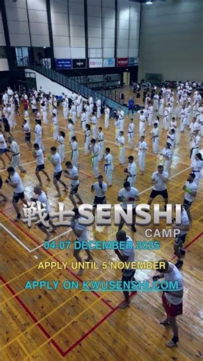 Fight with legends 🥊 SENSHI Camp – Apply by 5 Nov 👉 kwusenshi.com