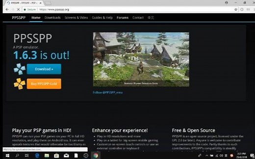 教你们如何在pc玩psp游戏