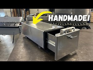 Fabricating Custom One Off Aluminum Secure Storage Box w/ drawer