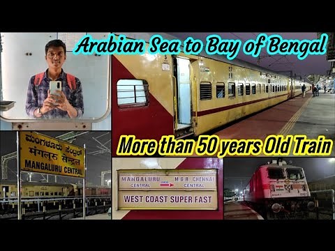 🚂WEST COAST EXPRESS TRAVEL VLOG!!! Mangalore to Chennai | Naveen Kumar