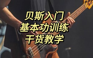 贝斯零基础入门训练教学