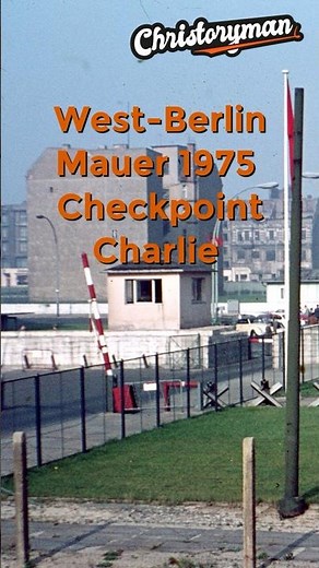 Checkpoint Charlie, West-Berlin, Mitte der 1970er
