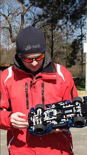 Motorized 2022 Ford GT LEGO® Technic (FREE building instructions) #shorts