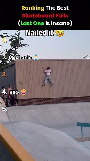 Ranking The Best Skate board Fails