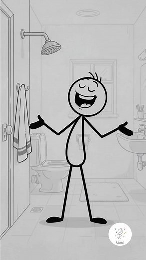 Funny Stickman Shower Gone Wrong! | Hilarious Bathroom Comedy 🚿