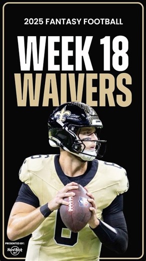 Top WAIVER ADDS For Week 18 in the NFL! #shorts