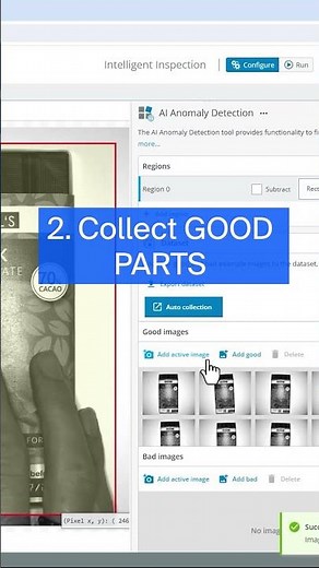 Learn how to Find Bad Parts with machine vision