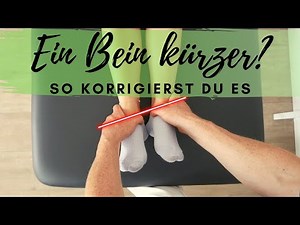Bein verkürzt? So korrigierst Du es. (Beinlängendifferenz /Beckenschiefstand /ISG-Blockade)