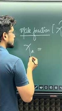 mole fraction #mole #fraction #molefraction #chemistry