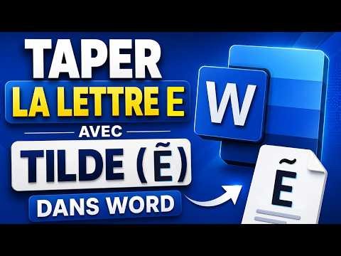 Comment Taper La Lettre E Avec Tilde (Ẽ) Dans Word Facilement ✍️💻