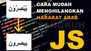 Menghilangkan harakat dari kata arab menggunakan JavaScript