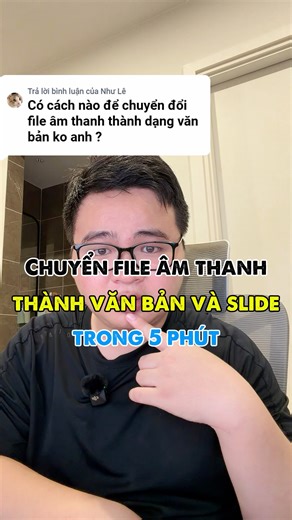 711K views · 6.1K reactions | Chuyển file âm thanh thành văn bản và slide trong 5 phút #tinhocmos #tinhocvanphong #exceltips | Hảo Tin Học Văn Phòng | Facebook