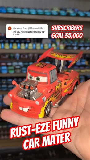 Disney Store Cars Rust-Eze Funny Car Mater #cars #disneycars #disney #lightningmcqueen #automobile