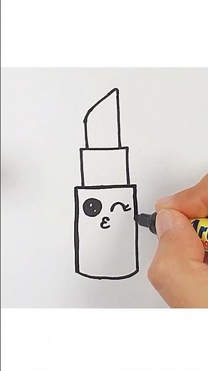 💄 How to Draw Lipstick - Easy Drawing #easydrawing #drawingtutorial #drawing #howtodraw #draw #color