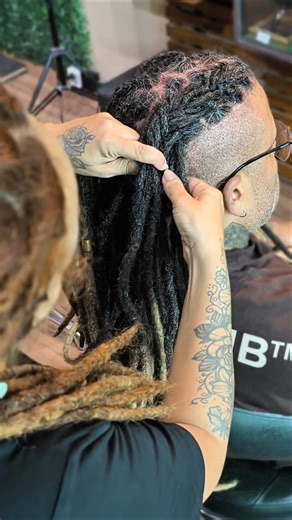 Braided dreadlocks! #locs #dreadmaker #dreads #dreadlocks