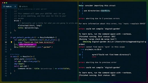 使用 Rust 创建数字花园 CLI Create a Digital Garden CLI with Rust