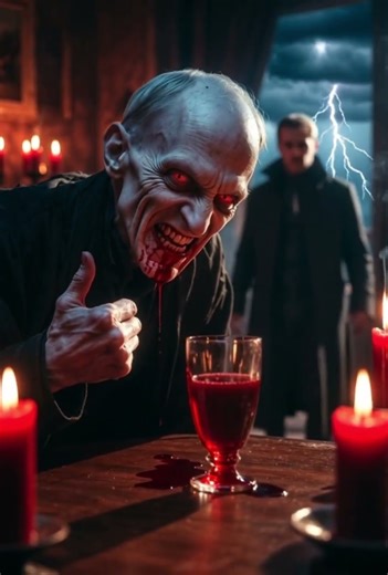 “Vampire Threatens Human in a Dark Gothic Duel | Ultra-Realistic Cinematic Scene (4K)” #beautiful #a