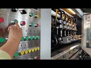how to operate corrugation line slitter scorer machine 1