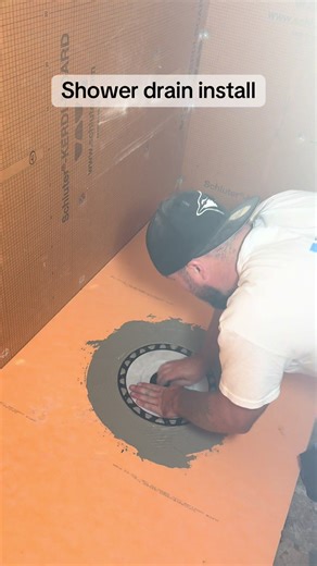#behindthescenes #schluter #showertok #bathroommakeover #holmesonhomes
