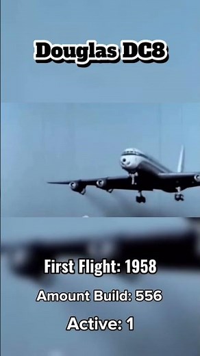 Douglas Dc8 History🫡 #aviation