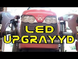 LED Headlight Upgrade on Massey Ferguson GC-1705 Tractor