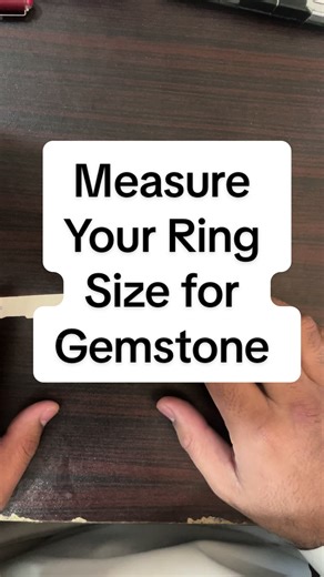 How to measure Ring Size for gemstone - video for gemstone lovers #gemstones #gemstone #gemstoneslovers #gemstonesjewelry #gemstonecollection