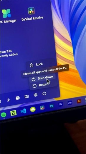 If you know, how to Shut Down your PC completely? #shorts #windows #creatorthink #windowspc #workpc