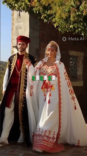 Magnifique Robe Kabyle de Mariée 2026 | Élégance Traditionnelle Amazighe 🇩🇿🥰 #اكسبلور #algerie