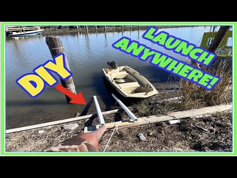 DIY PORTABLE BOAT LAUNCH!! (For Kayaks and Jon Boats)