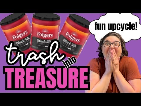 Fun Fall Projects to Upcycle Coffee Cans