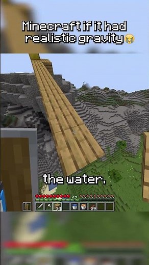 what happened to my bridge 😭🥀 💀 #minecraft