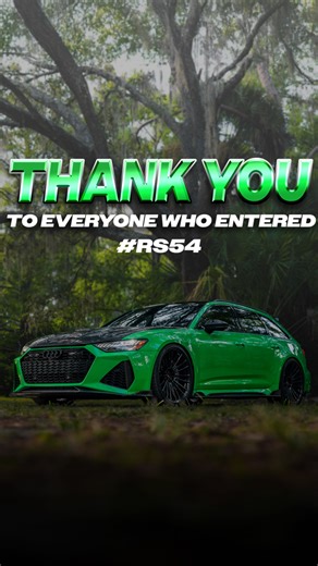 Thank you to all who entered the #RS54 1 of 1 Grün ‘Green’ Audi RS6 $50K cash Giveaway! This promotion is now CLOSED. The winner will be CALLED on 11/24/2025 and then PUBLICLY announced on 11/26/2025 🏆🔥 🚨REMEMBER🚨 We contact the winner through a (727) number, we will NEVER reach out to the winner through ANY social media platform. Stay tuned for the winner announcement and good luck! | Redline Society