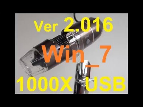 Microscopio USB 1000X - Instalación en W7