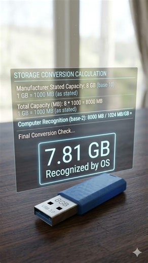 Why Your 1TB Drive is Only 931GB! 💻 #TechTips #PCMasterRace