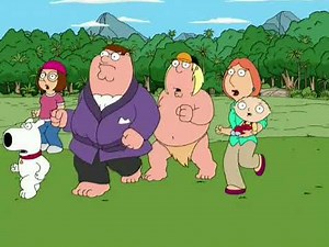 Family Guy - Indiana Jones Raiders Of The Lost Ark Running To The Plane Scene