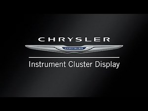 Instrument Cluster Display | How To | 2020 Chrysler 300