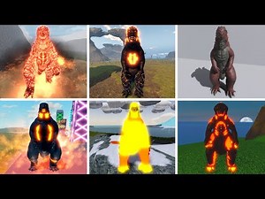 GODZILLA THERMONUCLEAR Evolução 100% ROBLOX