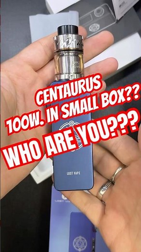Centaurus M100 small and power😱 #vapelife #unboxing #new #vape #vapelove #mod #vapingcommunity