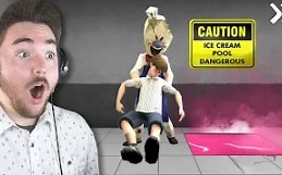 搬运YouTube（dakblake）新的秘密过场动画!(+ 有趣的结局) | 恐怖冰淇淋4个游戏有趣的时刻 (Mods)