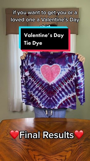 Valentine's Day Heart Tie Dye Tutorial
