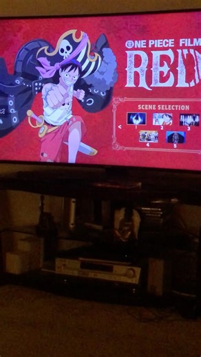 One Piece Film Red movie Blu ray menu and options #onepiecefilmred