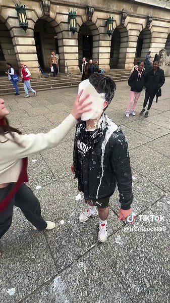 Jen and Kai Challenge: Pies to the Face