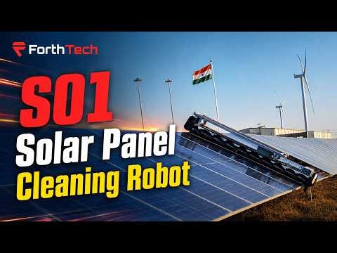 SO1 - Solar Panel Cleaning Robot | ForthTech