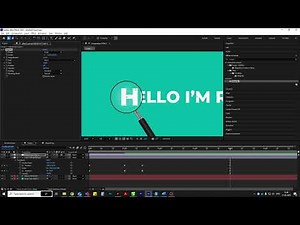 Magnify Effect Animation in After Effects | Magnifying Glass Effect | After Effects Tutorial