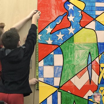 Veterans Day Activity | The Original Patriotic Soldier Collaborative Poster!