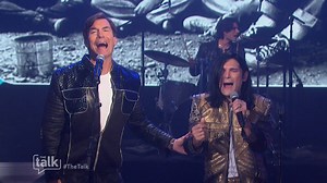 Corey Feldman and Jerry giving us all the #nostalgia with their performance of "Stand By Me"🎶 #standbyme #friendship #classic #movie | The Talk